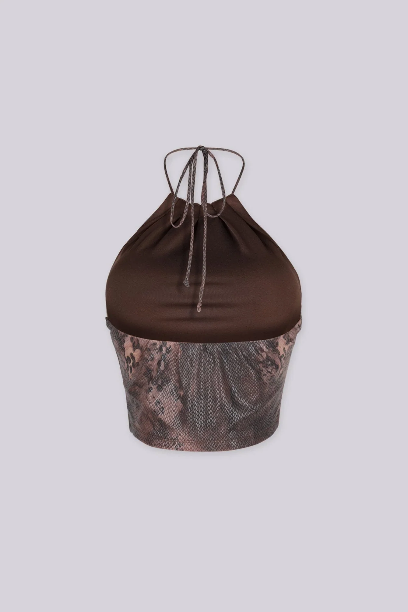 Python Gathered Halter Top 3 Python Gathered Halter Top