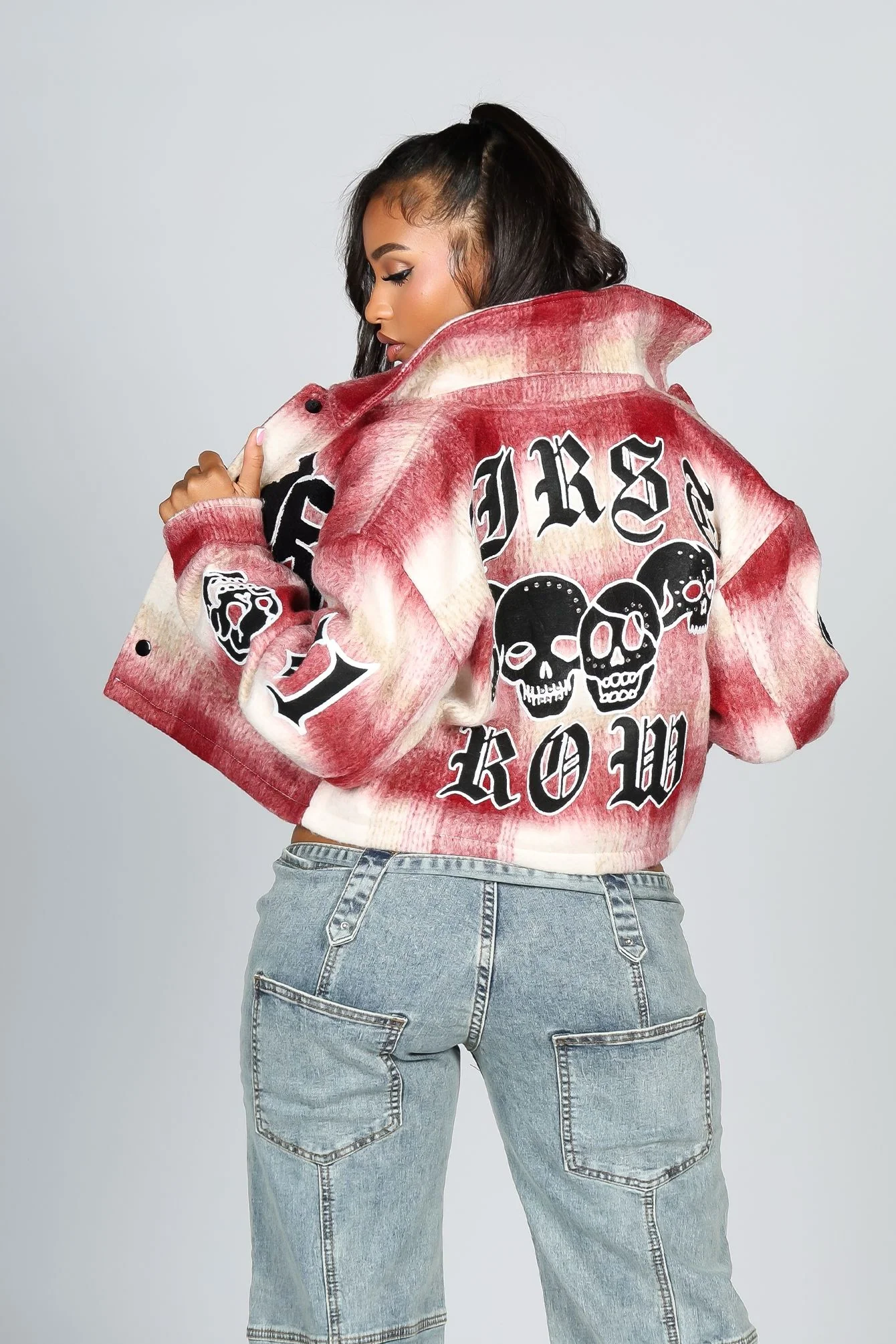 Rule The Streets Fuzzy Cropped Jacket