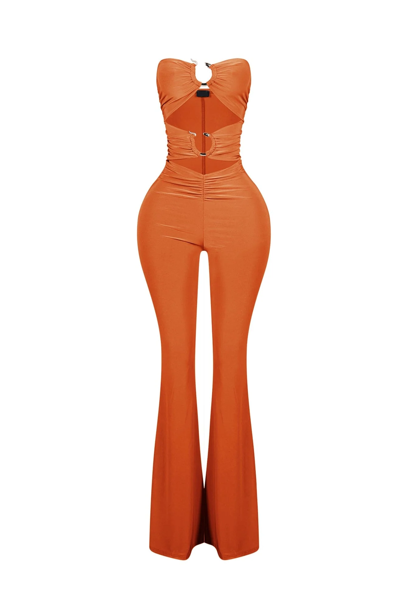 Viper Edge Cutout Snake Trim Jumpsuit 4 Viper Edge Cutout Snake Trim Jumpsuit