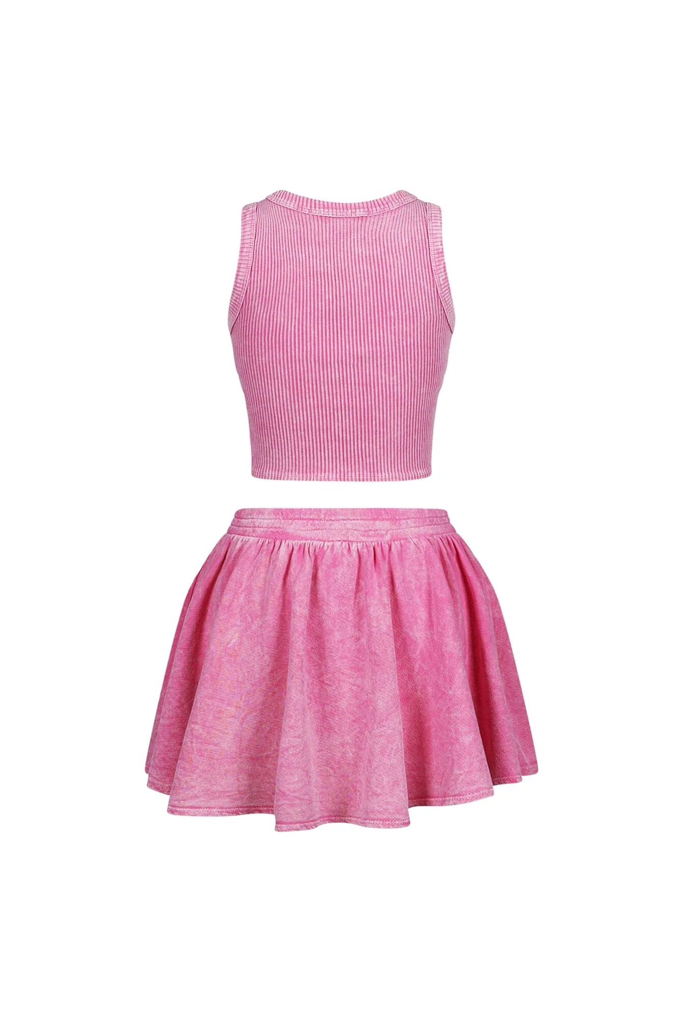 Summer Breeze Mineral Washed Top & Skirt SET 7 Summer Breeze Mineral Washed Top & Skirt SET