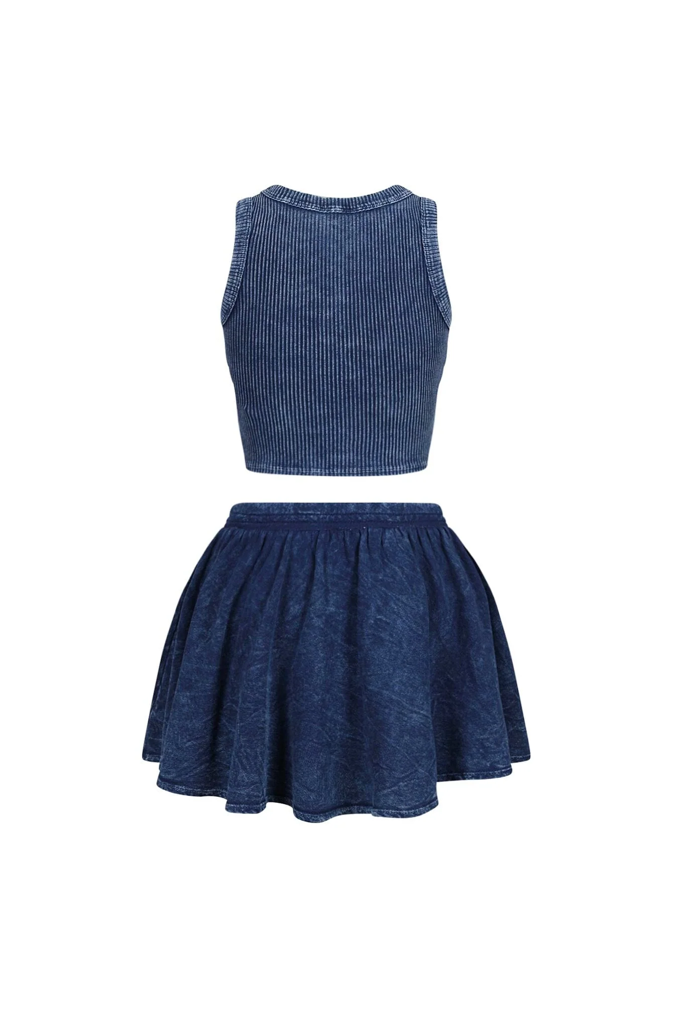 Summer Breeze Mineral Washed Top & Skirt SET 8 Summer Breeze Mineral Washed Top & Skirt SET