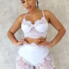 Relapse Lace Bustier & Shorts SET
