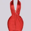 Athens Draped Mini Dress