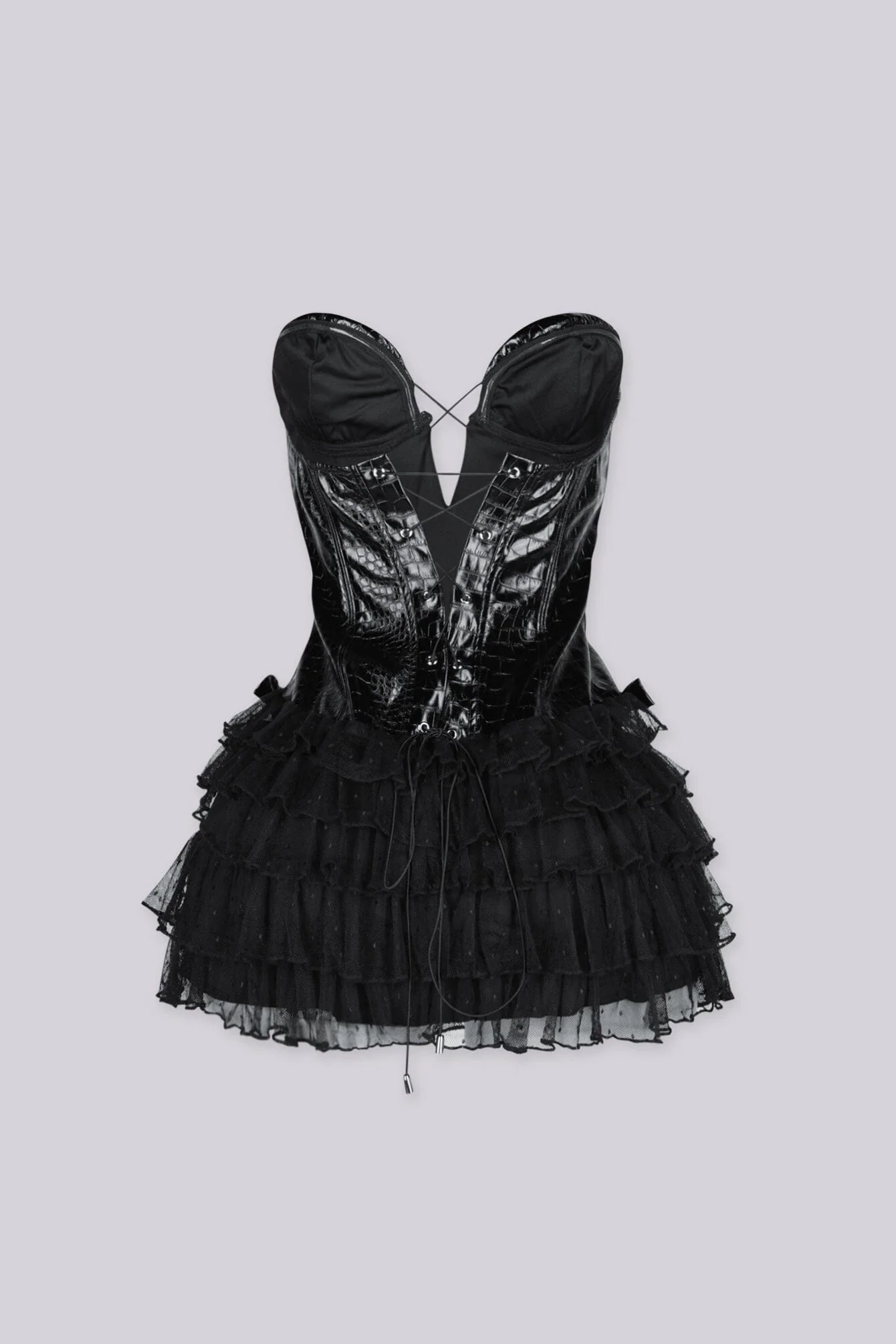 Gothic Glam Corset Mini Dress 8 Gothic Glam Corset Mini Dress