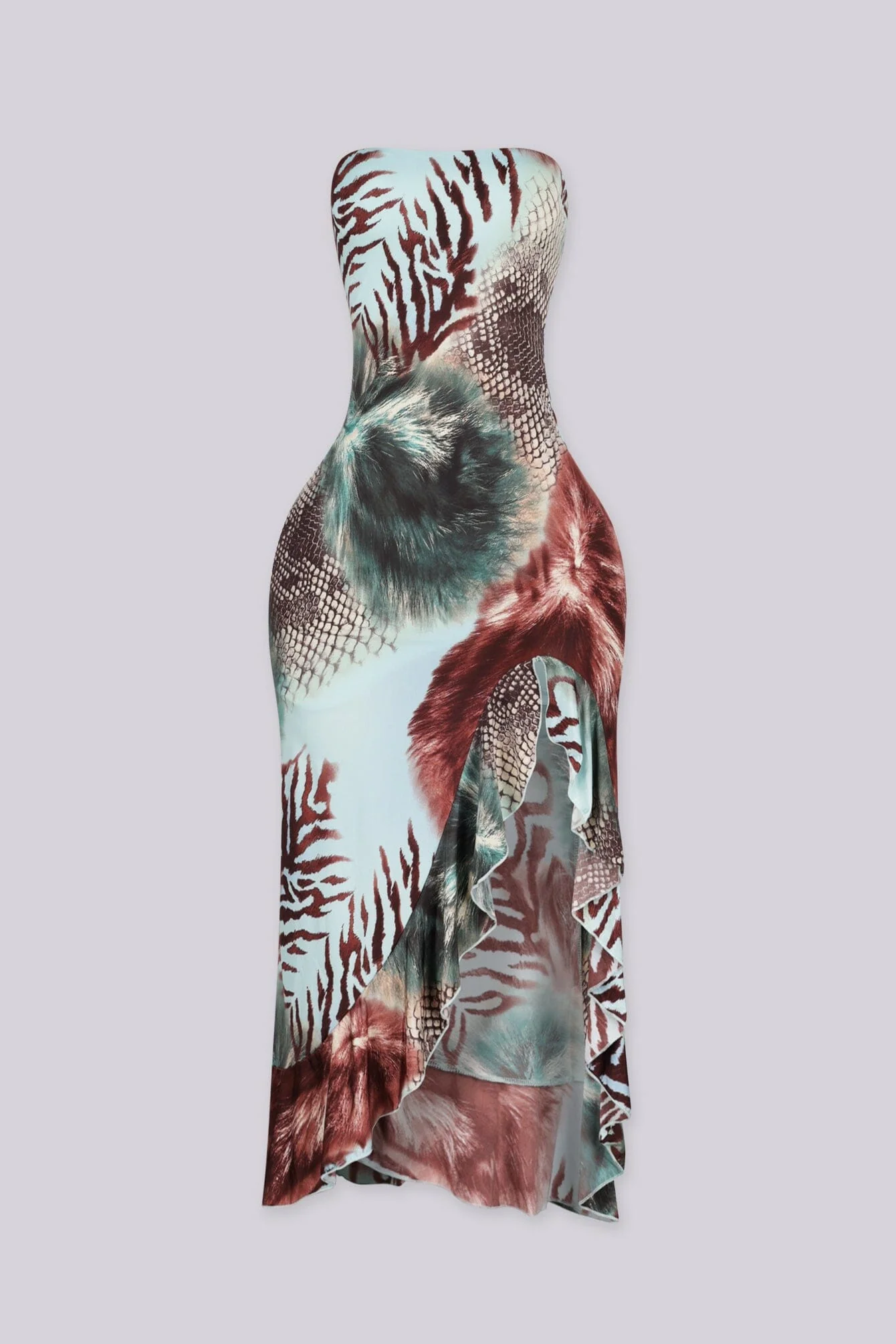 Wild Prowler Tube Midi Dress