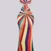Wen Ring Halter Maxi Dress