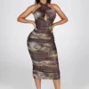 Blanchette Halter Midi Dress