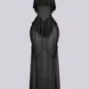 Ibizanh Cut Out Halter Maxi Dress