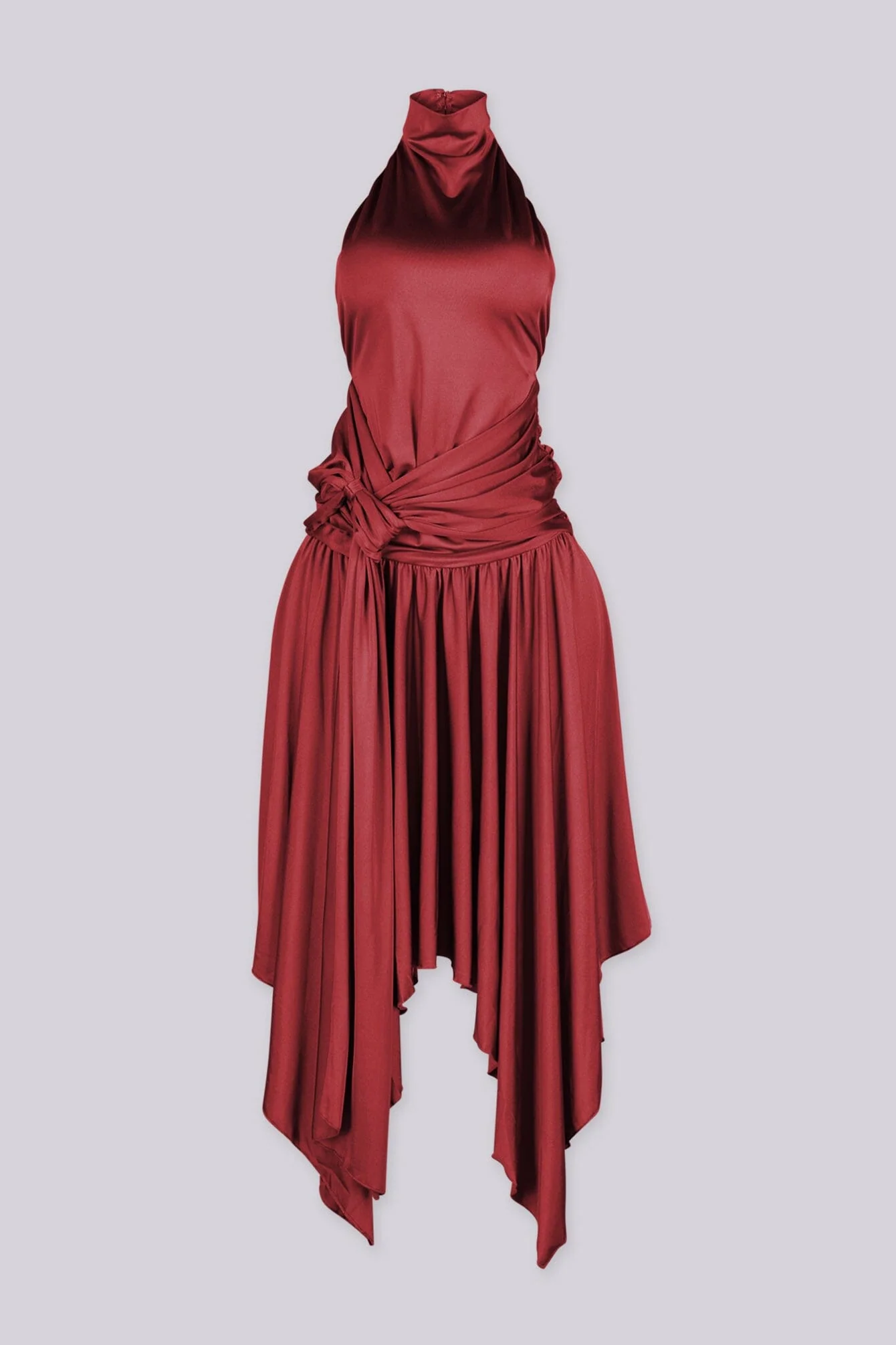Fiji Knotted Halter Midi Dress