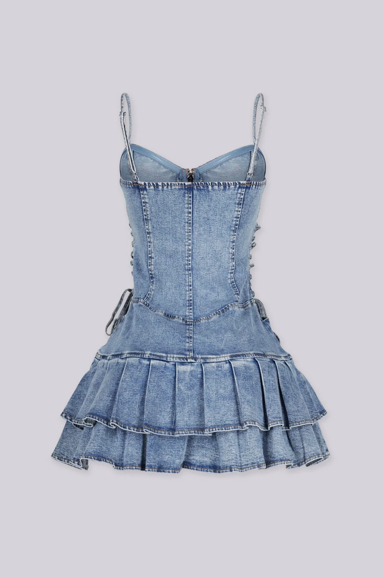 Nashville Denim Corset Mini Dress 5 Nashville Denim Corset Mini Dress