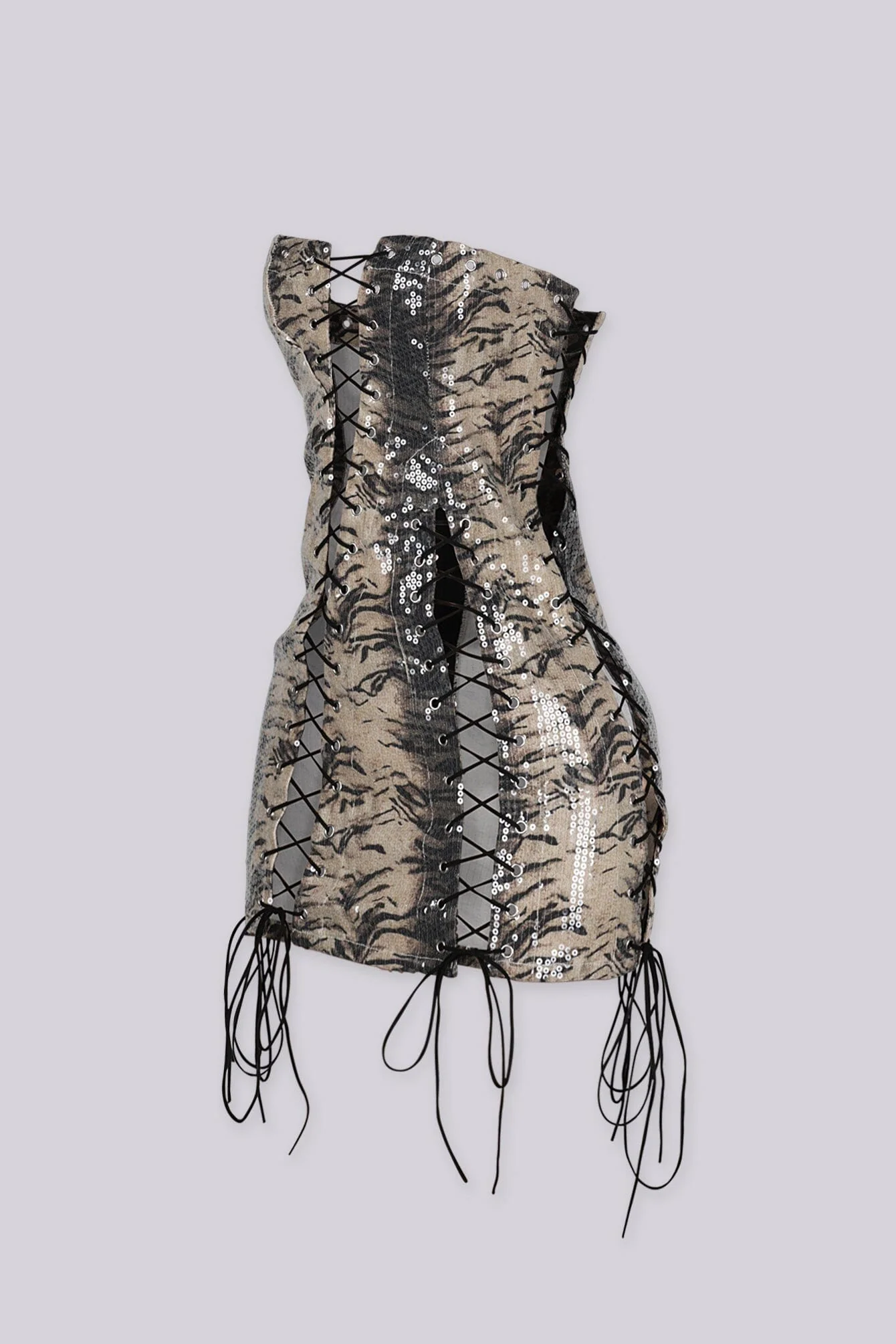 Wild Cat Lace Up Mini Dress 5 Wild Cat Lace Up Mini Dress