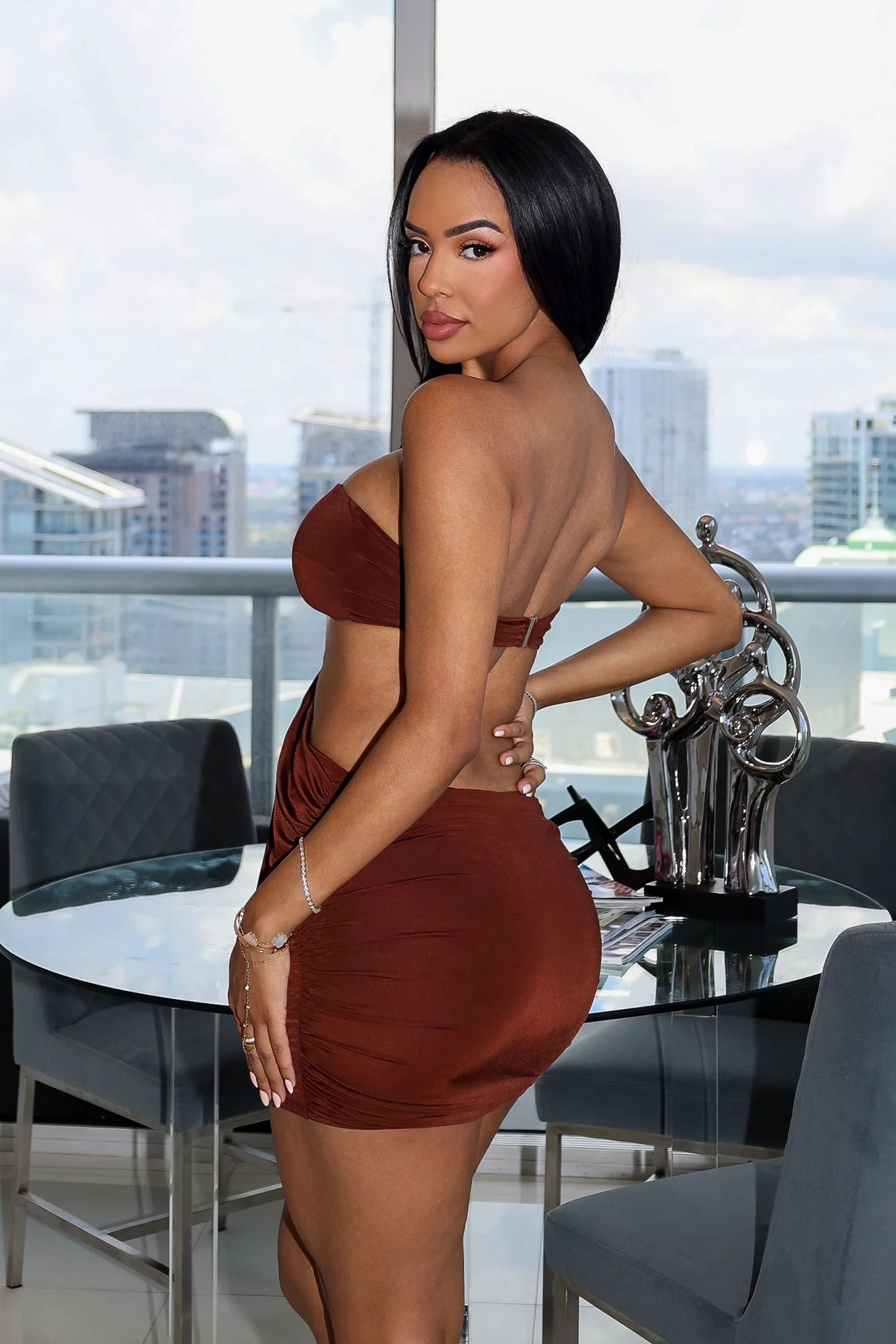 Natucci Tube Top Mini Dress