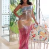 Rainbow Sequin Maxi Dress
