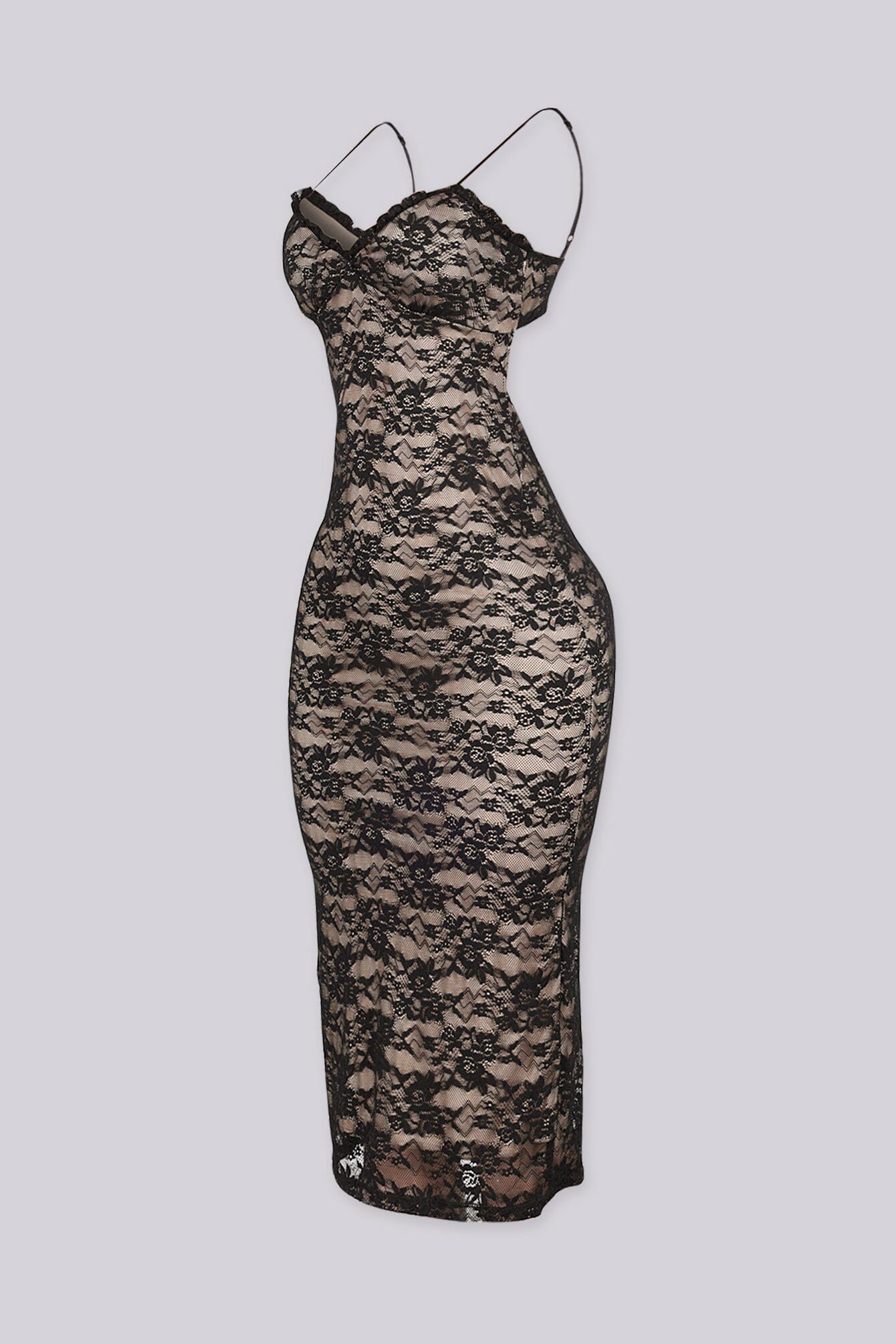 Sultry Floral Lace Midi Dress 4 Sultry Floral Lace Midi Dress