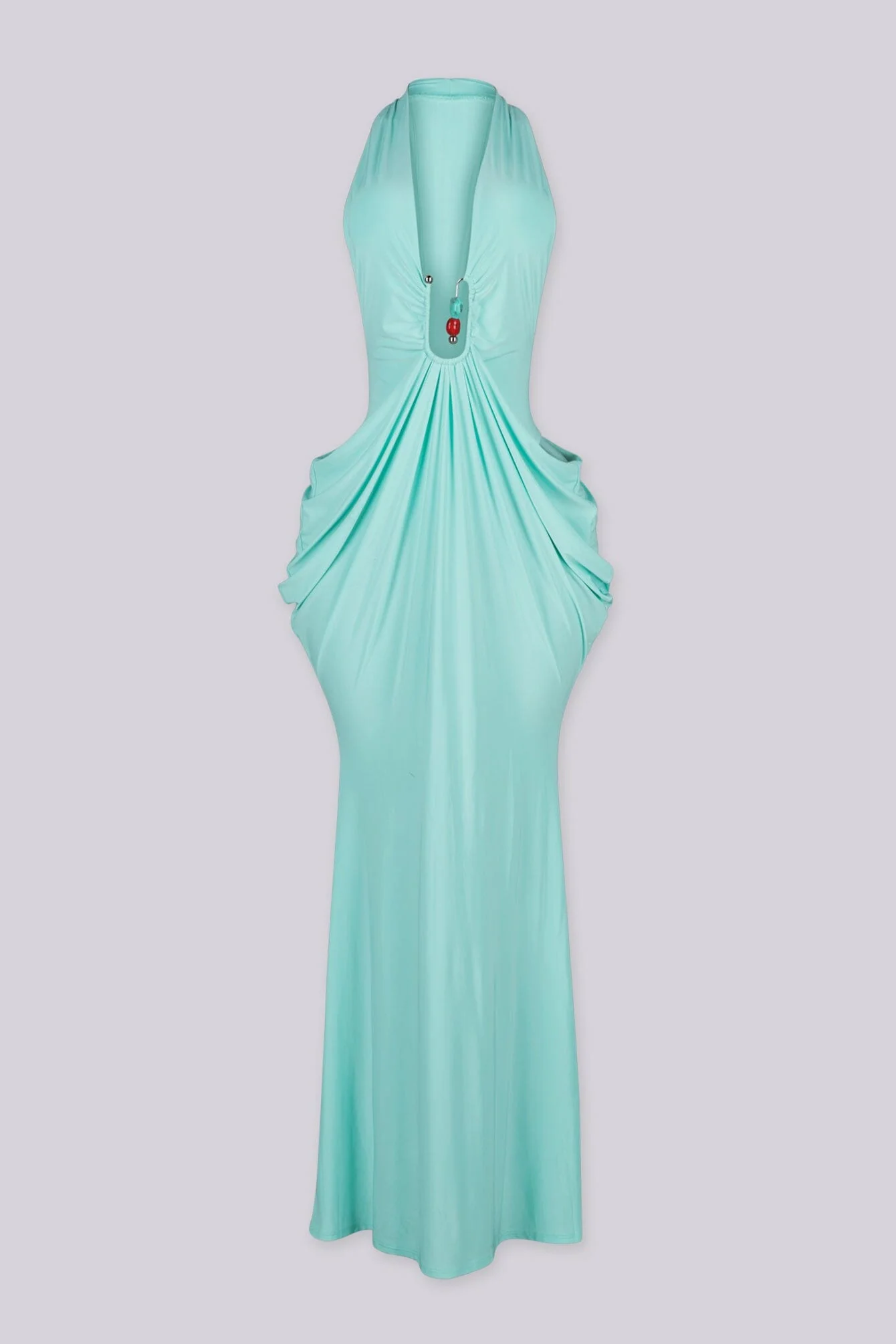 Mint Goddess Draped Maxi Dress 3 Mint Goddess Draped Maxi Dress