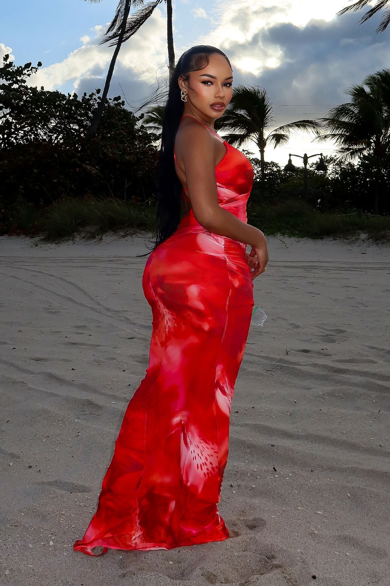 Inferna Halter Maxi Dress