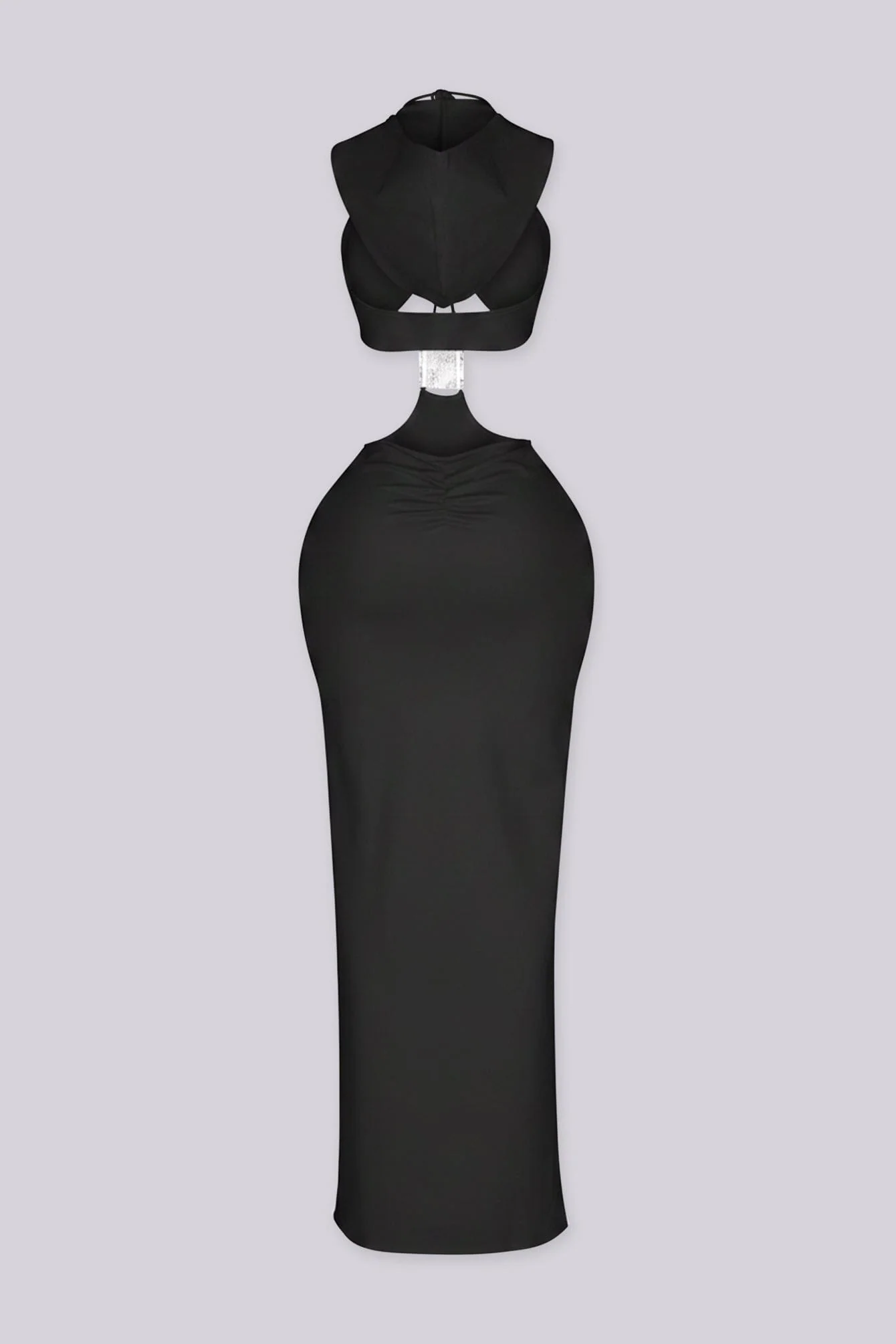 Xanthe Hooded Cutout Midi Dress 11 Xanthe Hooded Cutout Midi Dress