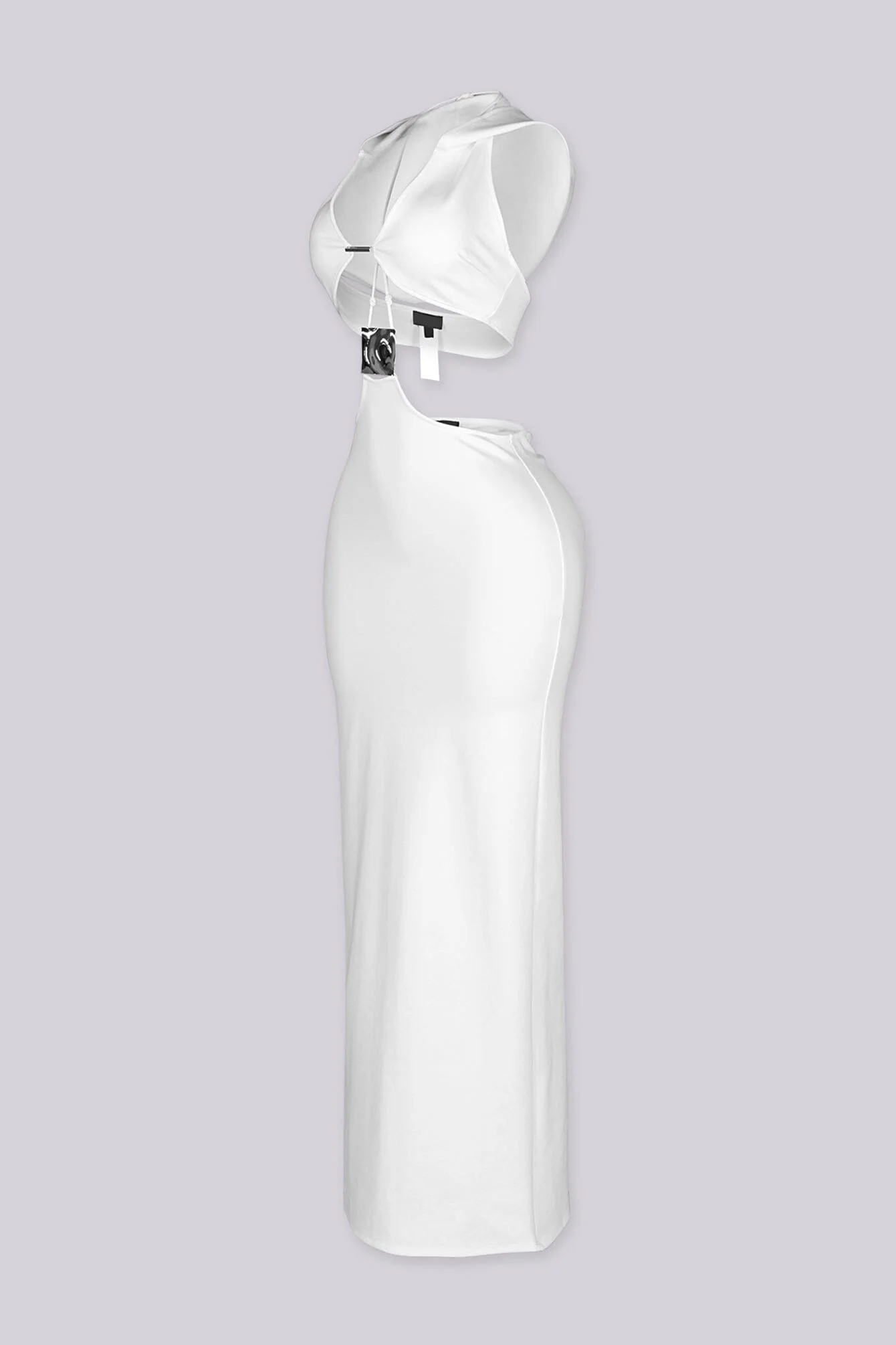 Xanthe Hooded Cutout Midi Dress 8 Xanthe Hooded Cutout Midi Dress