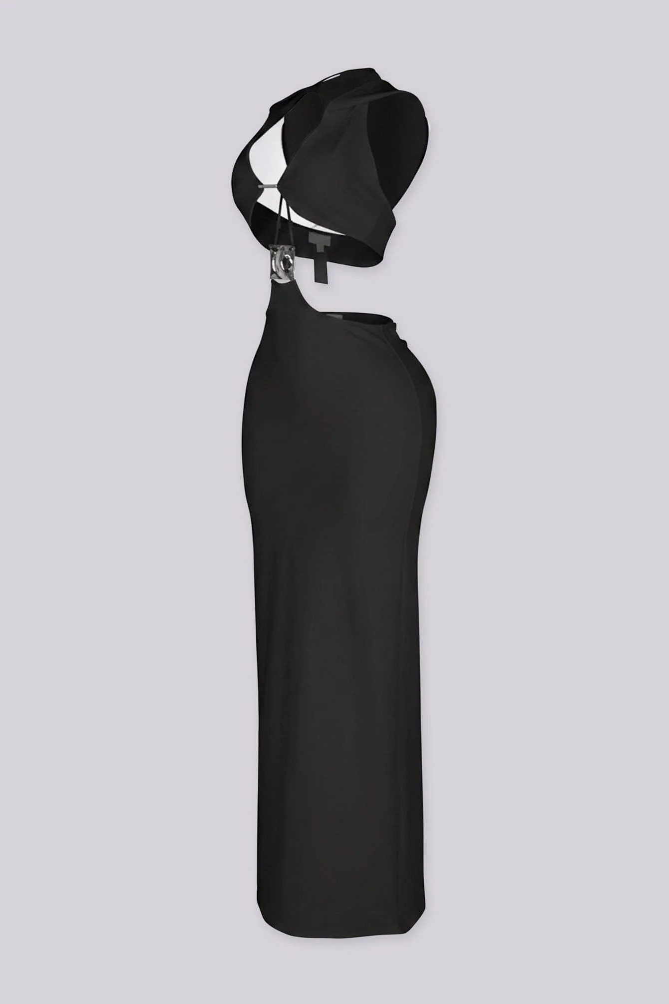 Xanthe Hooded Cutout Midi Dress 9 Xanthe Hooded Cutout Midi Dress
