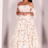 Elysia Floral Sheer Midi Dress