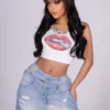 Glam Bite Lips Tank Top