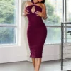 Brera Sway Ruched Midi Dress