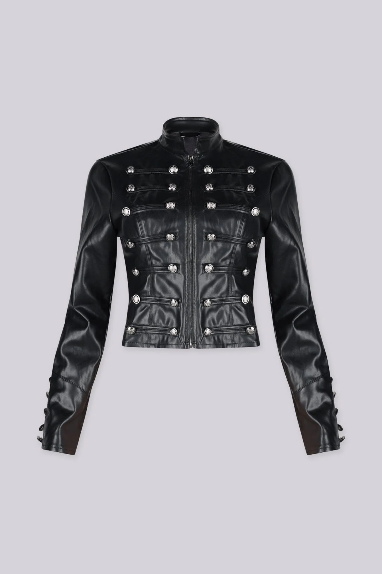 Commander Faux Leather Jacket 4 Commander Faux Leather Jacket