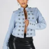 Cavalry Cropped Denim Jacket