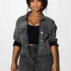 Opulent Rhinestone Denim Jacket