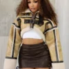 Jana Washed PU Mustang Crop Jacket 17 Jana Washed PU Mustang Crop Jacket