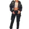 Wake Me Up Camo Pockets Scrunched Jacket