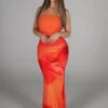 Sundown Ruched Maxi Dress