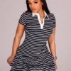 Aira Marin Stripe Mini Dress