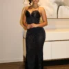 High Shine Mermaid Halter Dress