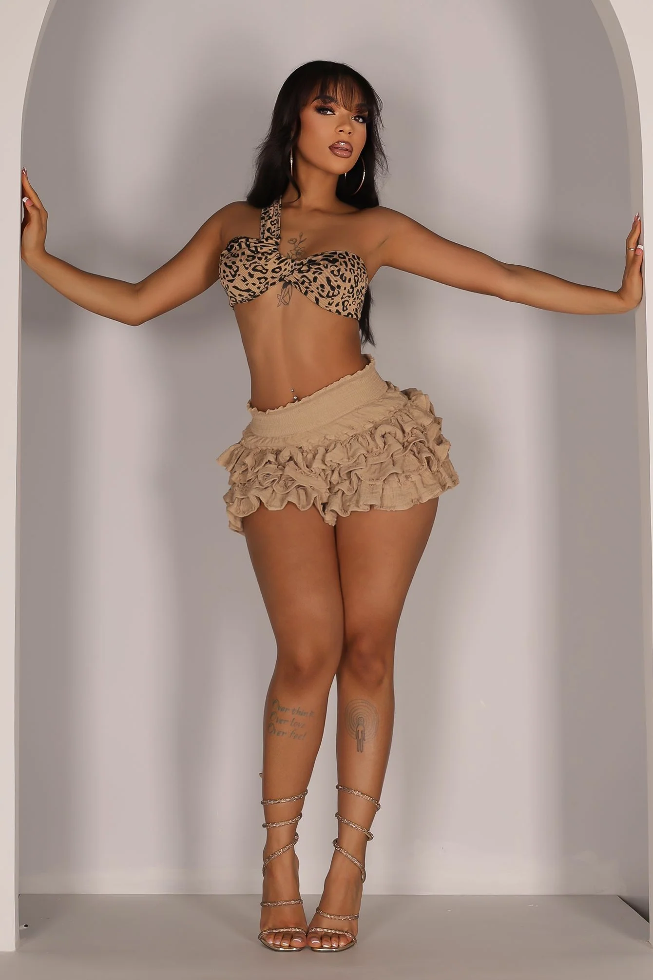 Huntress One Shoulder Crop Top