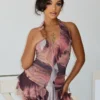 Avila Mesh Print Halter Dress 25 Avila Mesh Print Halter Dress