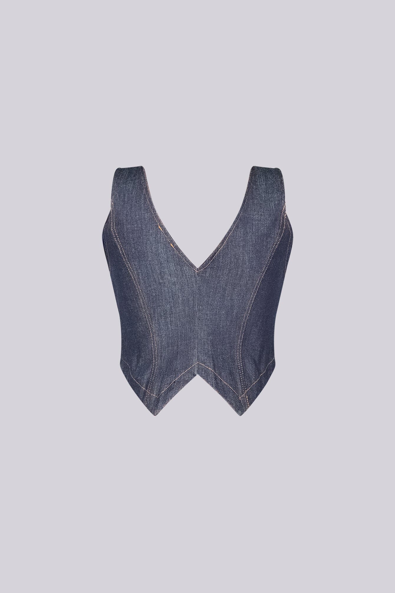 Cyra Indigo Denim Vest Top 5 Cyra Indigo Denim Vest Top