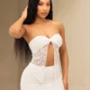 Feel Good Lace Top & Mini Skirt SET