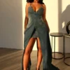 Glitch Out Denim Top & Skirt Set