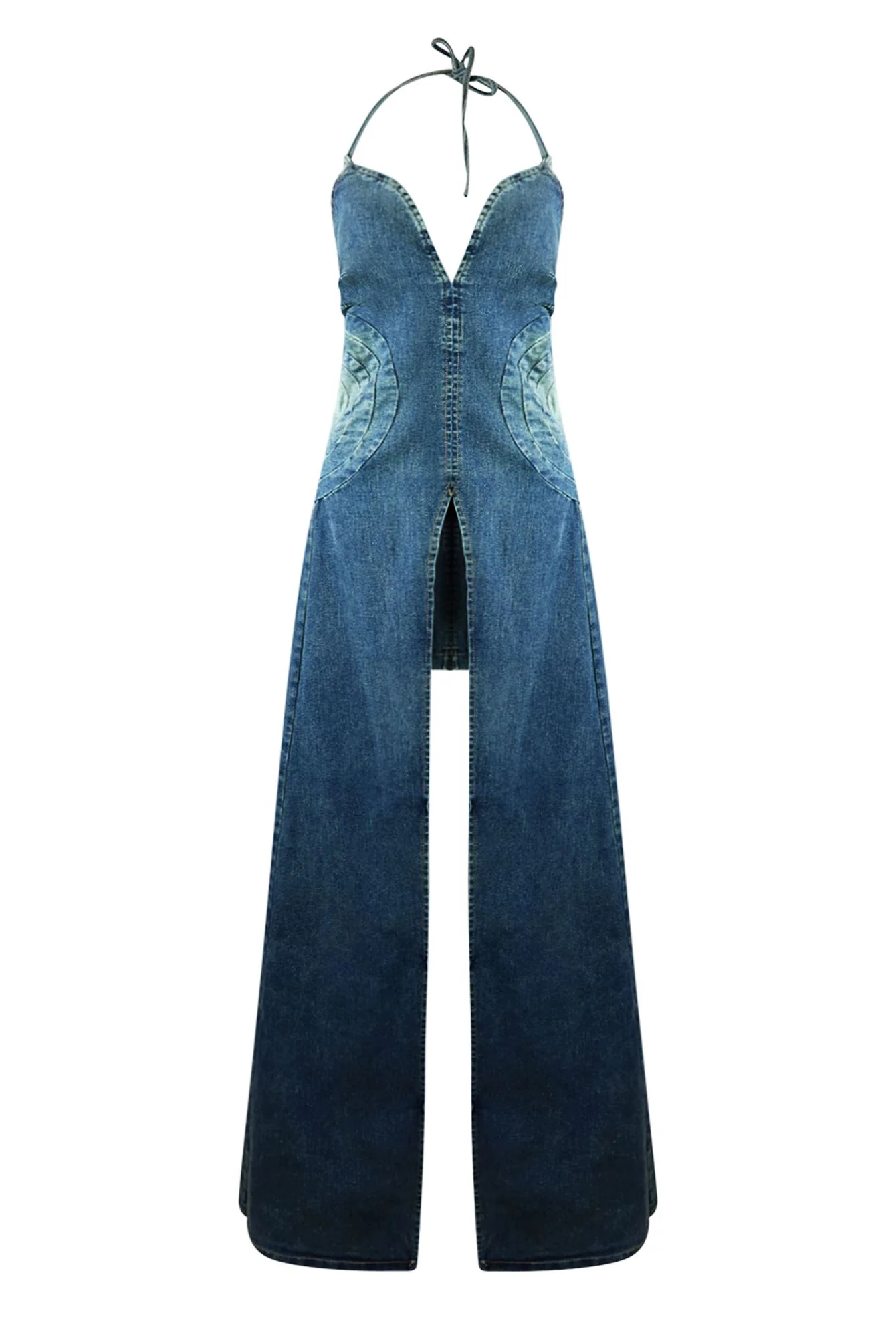 Glitch Out Denim Top & Skirt Set 3 Glitch Out Denim Top & Skirt Set