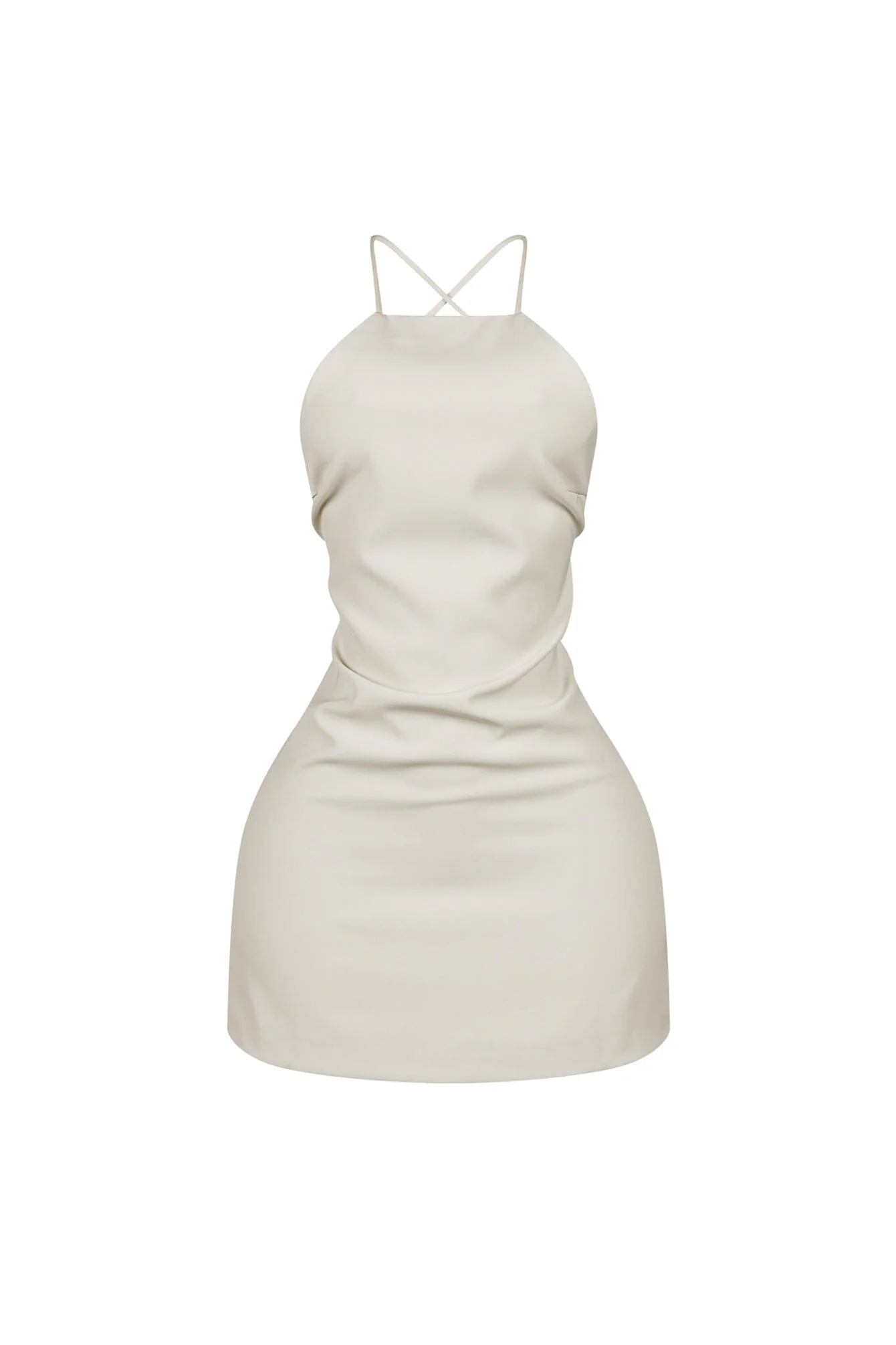 Backstory Lace Up Halter Mini Dress 5 Backstory Lace Up Halter Mini Dress