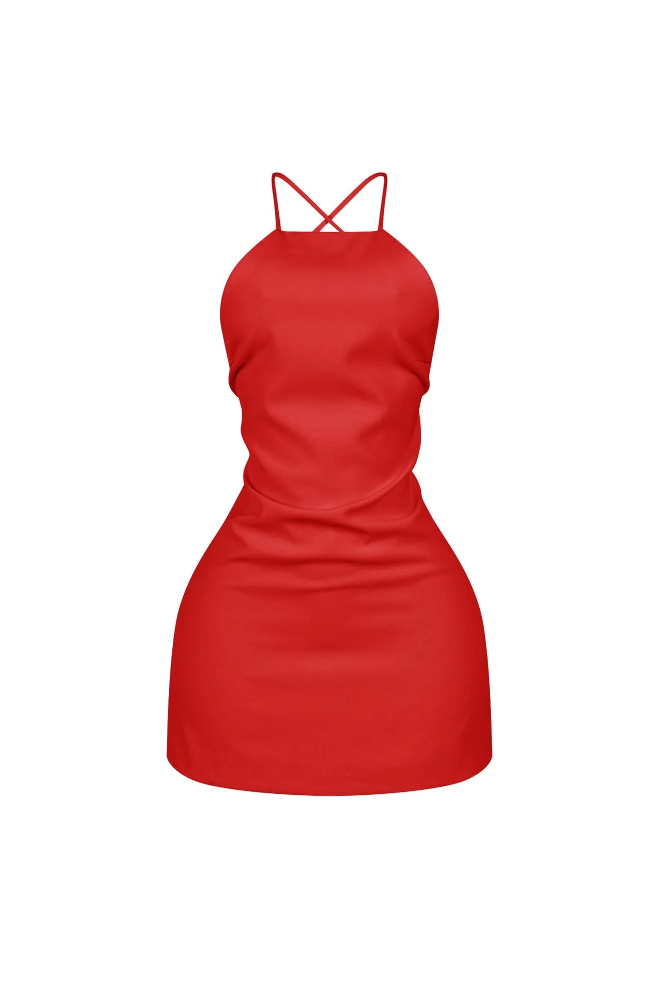 Backstory Lace Up Halter Mini Dress 6 Backstory Lace Up Halter Mini Dress
