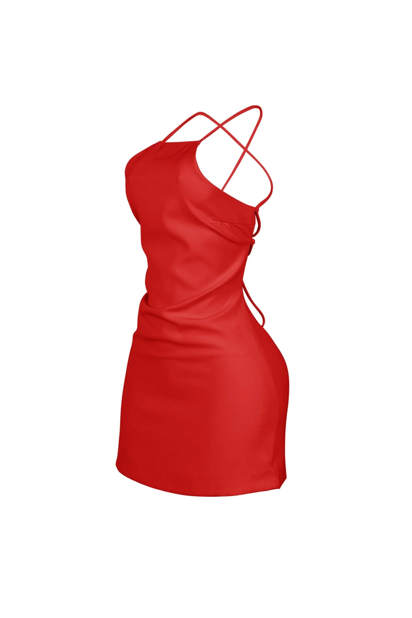 Backstory Lace Up Halter Mini Dress 8 Backstory Lace Up Halter Mini Dress