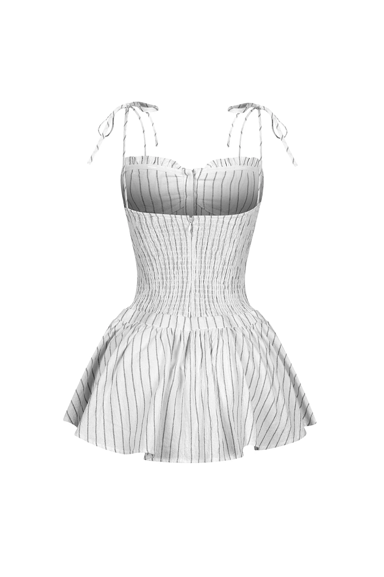 Safi Linen Smocking Bustier Mini Dress 10 Safi Linen Smocking Bustier Mini Dress