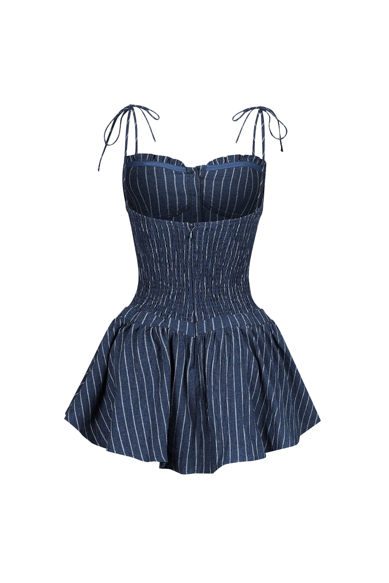 Safi Linen Smocking Bustier Mini Dress 9 Safi Linen Smocking Bustier Mini Dress