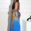 Murmur Starfish Detail Print Maxi Dress