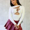 Buttery Soft Cut Out Bodysuit 6 Buttery Soft Cut Out Bodysuit