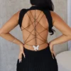Butterfly Effect Open Back Maxi Dress