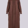 Oxford Cable Knit Duster Cardigan
