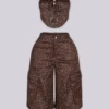 Odalys Leopard Tube Top & Capri Pants SET